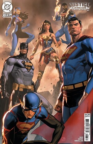 [Justice League Unlimited (series 2) 7 (Cover E - Jorge Molina Supersmash-Up Variant)]
