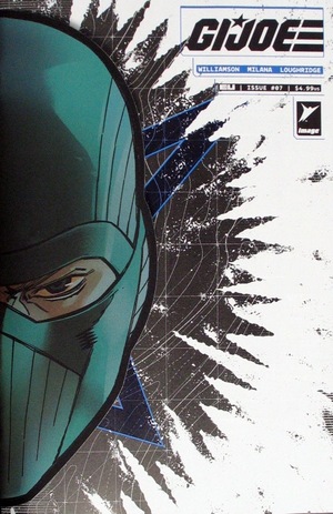 [G.I. Joe (series 13) #7 (Cover H - Andrea Milana & Andres Juarez Die Cut Foil Mask Variant)]
