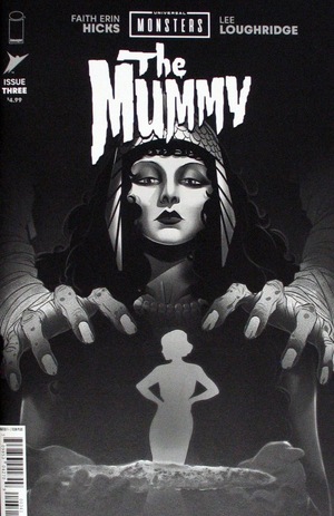 [Universal Monsters: Mummy #3 (Cover D - Sweeney Boo Classic B&W Horror Incentive)]