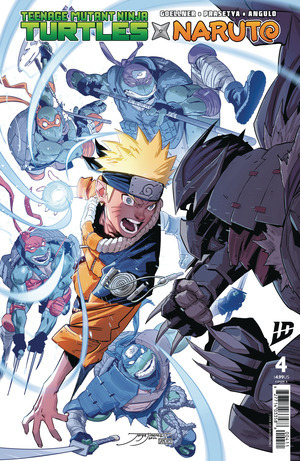 [Teenage Mutant Ninja Turtles x Naruto #4 (Cover A - Jorge Jimenez)]