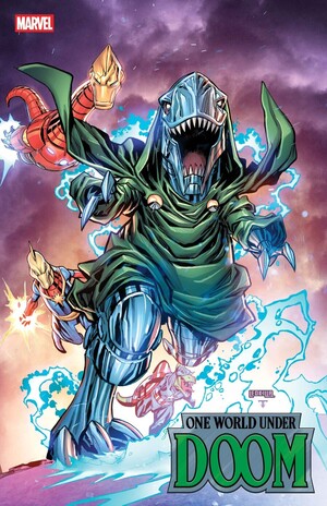 [One World Under Doom No. 5 (Cover B - Ken Lashley Doomasaur Variant)]