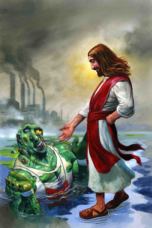 [Toxie Team-Up #1 (Cover C - Fred Harper Exclusive Trading Card Variant)]