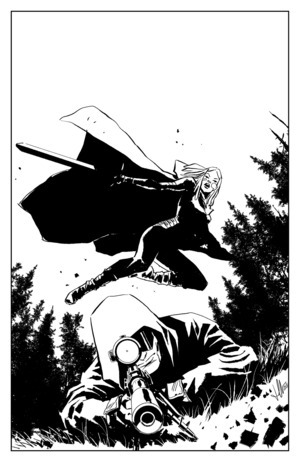 [Lost Fantasy #2 (Cover C - Luca Casalanguida B&W Incentive)]