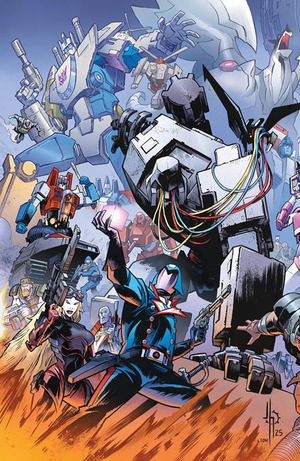 [Transformers (series 4) #21 (Cover F - Jason Howard Energon Universe Second Anniversary Connecting Variant)]