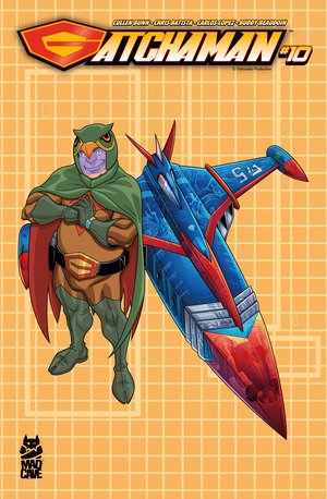 [Gatchaman #10 (Cover B - Chris Batista Blueprint Variant)]