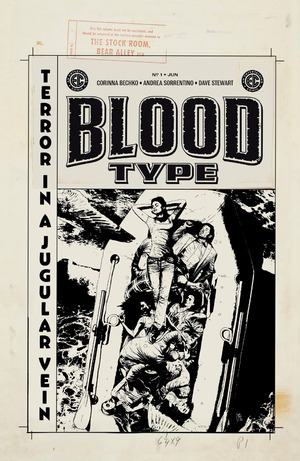 [EC Archives: Blood Type #1 (Cover E - Andrea Sorrentino B&W Artist Edition Incentive)]