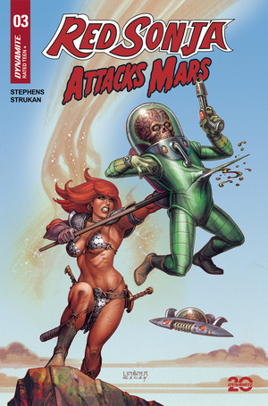 [Red Sonja Attacks Mars #3 (Cover A - Joseph Michael Linsner)]