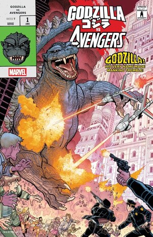 [Godzilla vs. Avengers No. 1 (Cover C - Nick Bradshaw Monster Homage)]