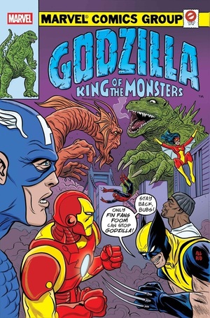 [Godzilla vs. Avengers No. 1 (Cover F - Michael Allred King of Monsters Homage)]