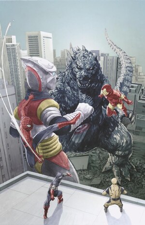 [Godzilla vs. Avengers No. 1 (Cover J - Mitsuhiro Arita Full Art Incentive)]