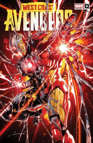 [West Coast Avengers (series 4) No. 8 (Cover C - Godtail)]