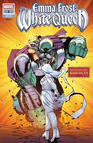 [Emma Frost - White Queen No. 1 (Cover B - Mike Henderson Bring on the Bad Guys Variant)]