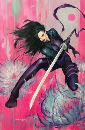 [Psylocke (series 2) No. 8 (Cover J - Puppeteer Lee Full Art Incentive)]