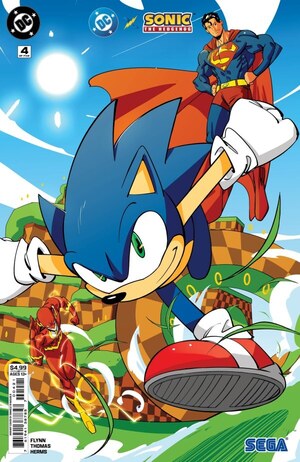 [DC x Sonic the Hedgehog 4 (Cover B - Daniele Di Nicuolo)]