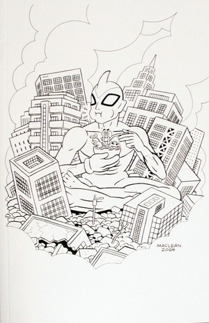 [Ultramega #9 (Cover C - Andrew MacLean B&W Incentive)]