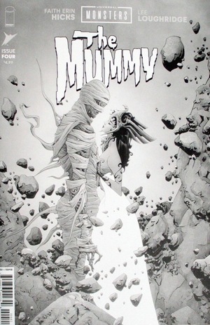 [Universal Monsters: Mummy #4 (Cover D - Jae Lee B&W Classic Horror Incentive)]