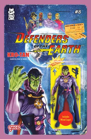 [Defenders of the Earth #8 (Cover B - Djordje Djokovic Action Figure Variant)]