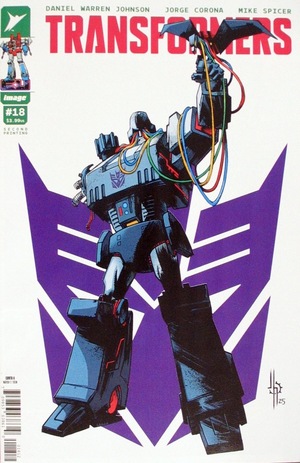 [Transformers (series 4) #18 (2nd printing, Cover A - Jason Howard Decepticon Variant)]