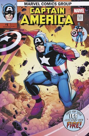 [Captain America (series 11) No. 1 (Cover I - Nick Bradshaw Retro Vision Variant)]