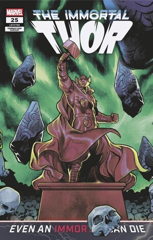 [Immortal Thor No. 25 (Cover B - Martin Coccolo Death of the Immortal Thor Variant)]
