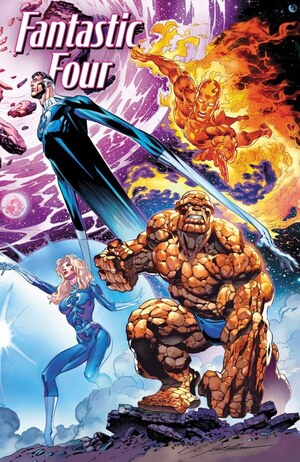 [Fantastic Four (series  8) No. 1 (Cover R - Claudio Castellini Wraparound Incentive)]
