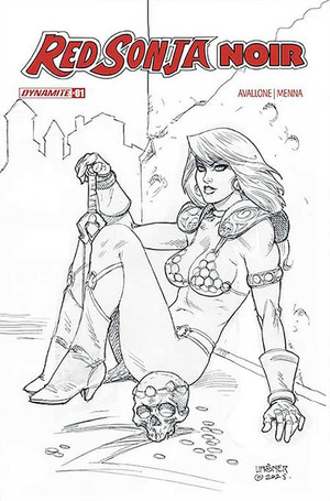 [Red Sonja: Noir #1 (Cover H - Joseph Michael Linsner Line Art Incentive)]