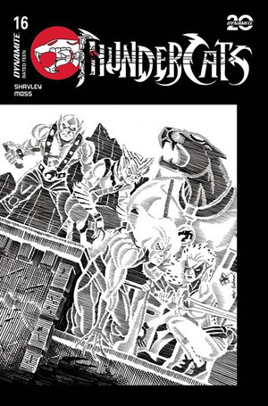 [Thundercats (series 3) #16 (Cover T - Ken Haeser TMNT Line Art Homage Incentive)]