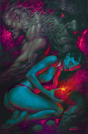 [Vampirella (series 9) #3 (Cover ZA - Lucio Parrillo Full Art Ultraviolet Incentive)]