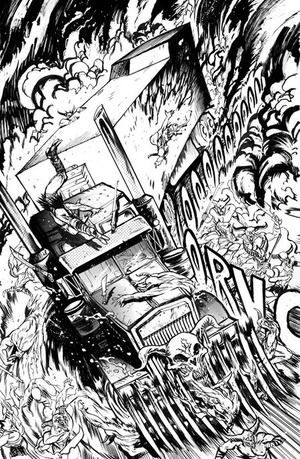 [Big Rig #1 (Cover H - Daniel Warren Johnson B&W Incentive)]