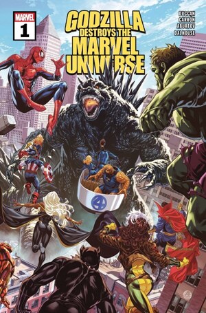 [Godzilla Destroys the Marvel Universe No. 1 (Cover A - Mark Brooks)]