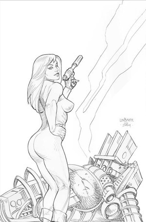 [Barbarella (series 3) #5 (Cover I - Joseph Michael Linsner Full Art Line Art Incentive)]