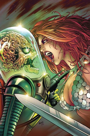 [Red Sonja Attacks Mars #4 (Cover H - Greg Land Full Art Incentive)]