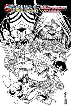 [Thundercats / Powerpuff Girls #1 (Cover O - Ken Haeser Line Art Incentive)]