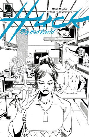 [Huck - Big Bad World #3 (Cover B - Rafael Albuquerque B&W)]