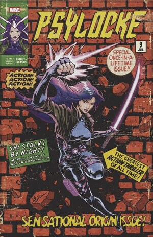 [Psylocke (series 2) No. 9 (Cover B - Benjamin Su Retro Vision Variant)]