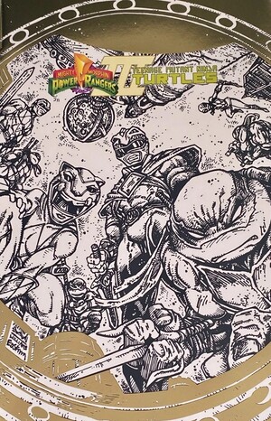 [Mighty Morphin Power Rangers / Teenage Mutant Ninja Turtles III #1 Foil Ashcan Promo]