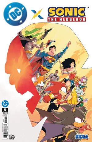 [DC x Sonic the Hedgehog 5 (Cover A - Pablo M. Collar)]