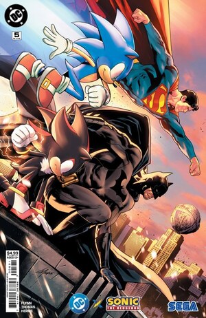 [DC x Sonic the Hedgehog 5 (Cover B - Lucas Meyer)]