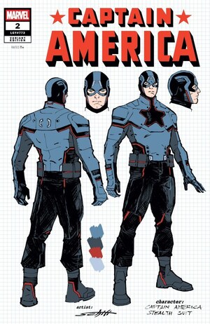 [Captain America (series 11) No. 2 (Cover J - Valerio Schiti Character Design Incentive)]