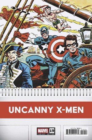 [Uncanny X-Men (series  6) No. 19 (Cover M - Frank Robbins Bicentennial Calendar Hidden Gem Incentive)]