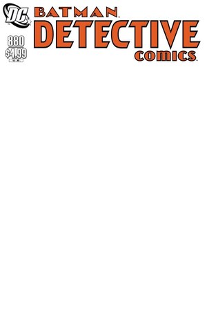 [Detective Comics 880 Facsimile Edition (Cover D - Blank)]