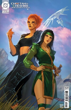 [Cheetah and Cheshire Rob the Justice League 1 (Cover C - Leirix)]