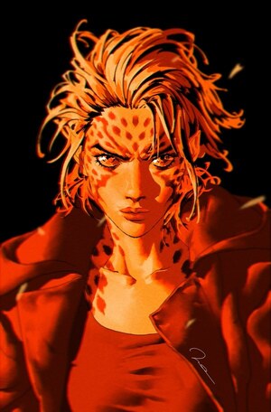 [Cheetah and Cheshire Rob the Justice League 1 (Cover E - Gerald Parel Foil)]