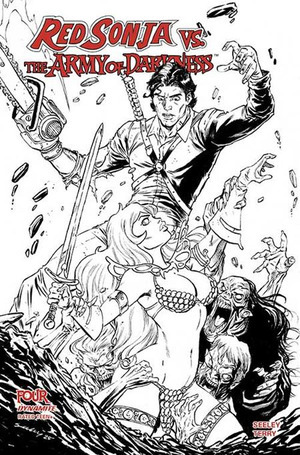 [Red Sonja vs. the Army of Dead #4 (Cover G - Tim Seeley Line Art Incentive)]