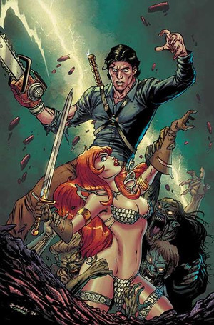 [Red Sonja vs. the Army of Dead #4 (Cover K - Tim Seeley Full Art Incentive)]