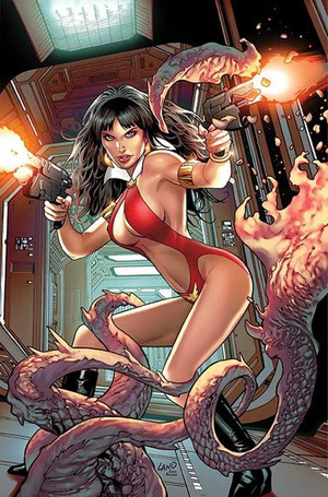 [Vampirella (series 9) #4 (Cover N - Greg Land Full Art Incentive)]
