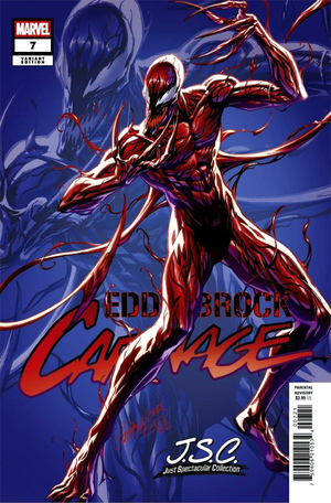 [Eddie Brock: Carnage No. 7 (Cover B - J. Scott Campbell Just Spectacular Collection Variant)]