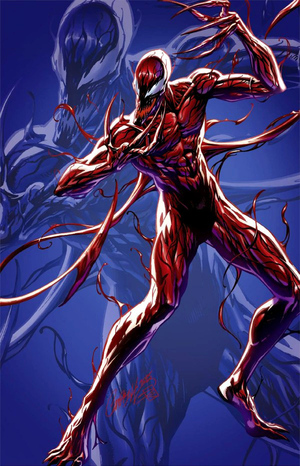 [Eddie Brock: Carnage No. 7 (Cover J - J. Scott Campbell Just Spectacular Collection Full Art Incentive)]
