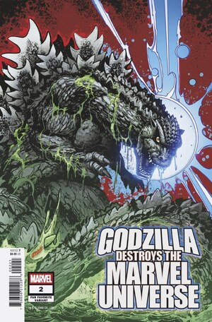 [Godzilla Destroys the Marvel Universe No. 2 (Cover B - Jeff Zornow Fan Favorite Variant)]