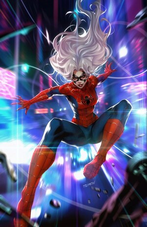 [Black Cat (series 4) No. 1 (Cover H - Derrick Chew Full Art Incentive)]